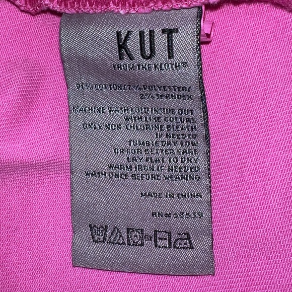 Pink denim cropped jacket - Kara - Kut from the Kloth - Size M - Picture 4 of 4